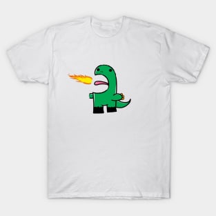 dinosaur fire T-Shirt